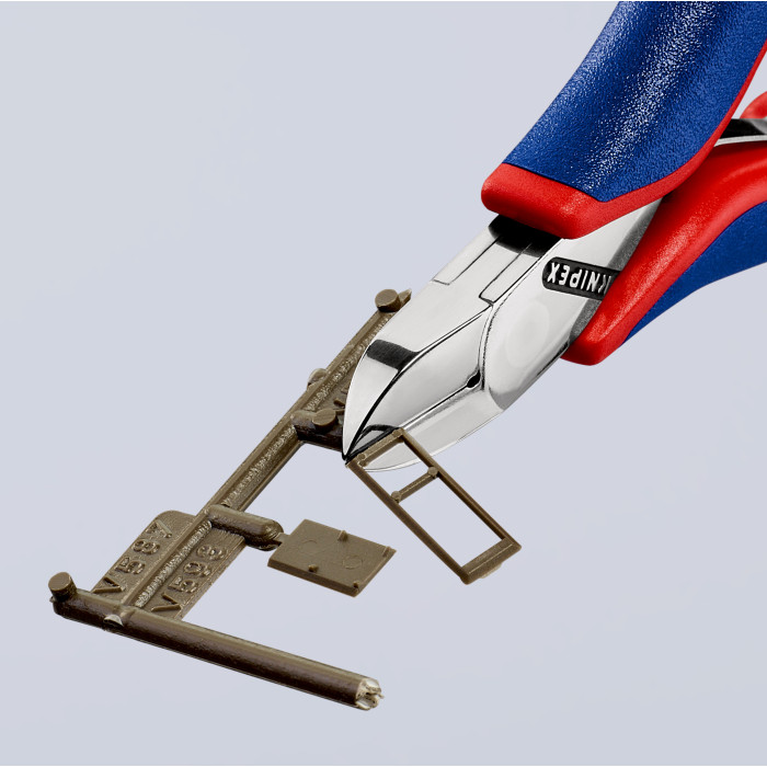 Кусачки бокові для електроніки KNIPEX 115 мм 77 22 115 - зображення 5