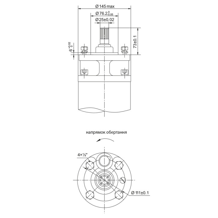 Насос відцентровий DONGYIN 6SP30-8 7777253 - зображення 2