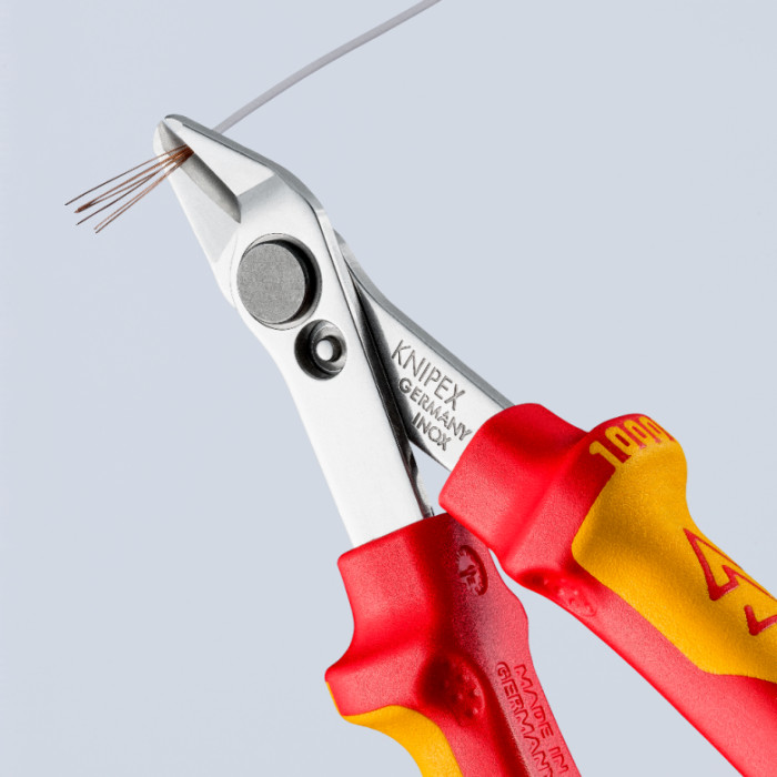 Кусачки діелектричні KNIPEX Electronic Super Knips VDE 125 мм 78 06 125 - зображення 4
