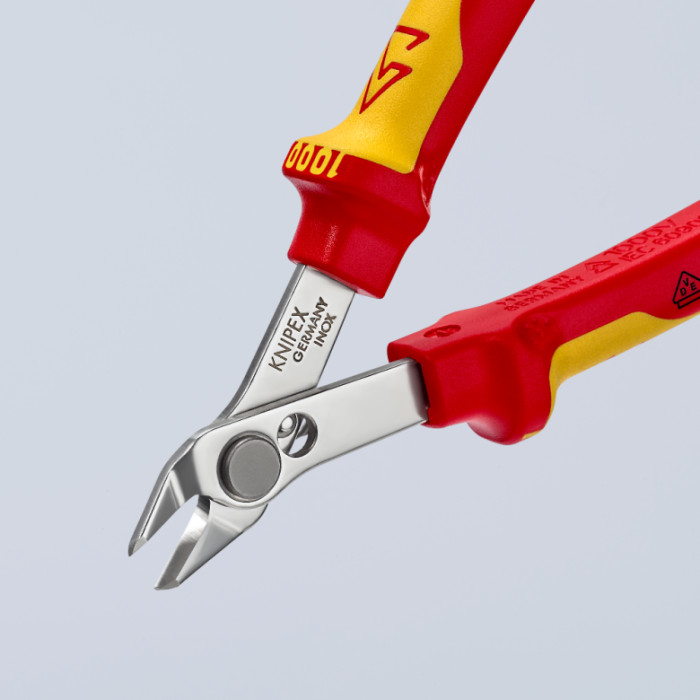 Кусачки діелектричні KNIPEX Electronic Super Knips VDE 125 мм 78 06 125 - зображення 11