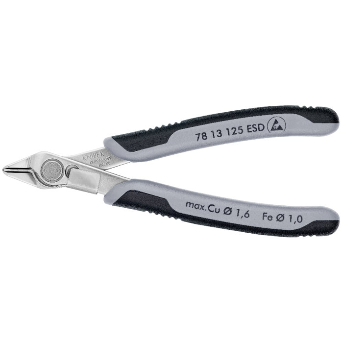 Кусачки KNIPEX Electronic Super Knips ESD 125 мм 78 13 125 ESD