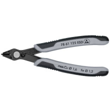 Кусачки антистатичні KNIPEX Electronic Super Knips ESD 125 мм 78 61 125 ESD