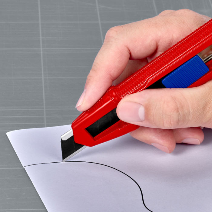 Ніж сегментний KNIPEX CutiX 18 мм 90 10 165 BK - зображення 6