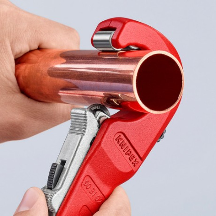 Труборез для стали и цветных металлов KNIPEX TubiX 6-35 мм 90 31 02 SB - изображение 9