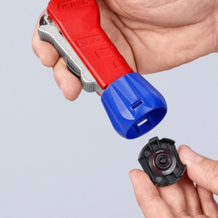 Труборез для стали и цветных металлов KNIPEX TubiX 6-35 мм 90 31 02 SB - изображение 12
