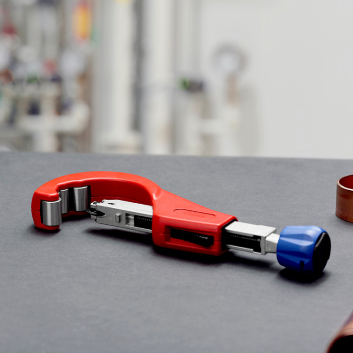 Труборіз для металевих труб KNIPEX TubiX XL 6-76 мм 90 31 03 BK - зображення 5