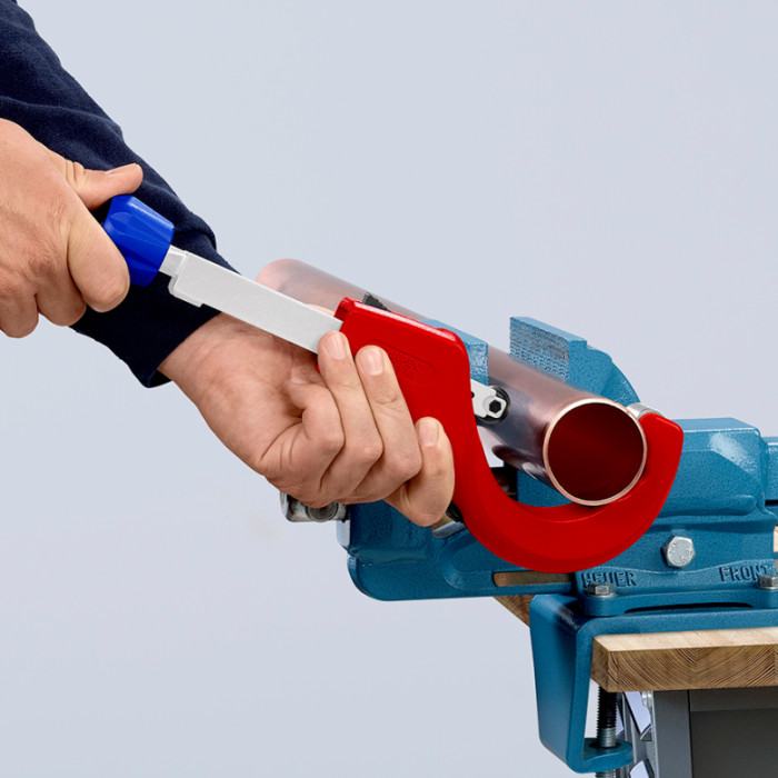 Труборіз для металевих труб KNIPEX TubiX XL 6-76 мм 90 31 03 BK - зображення 7