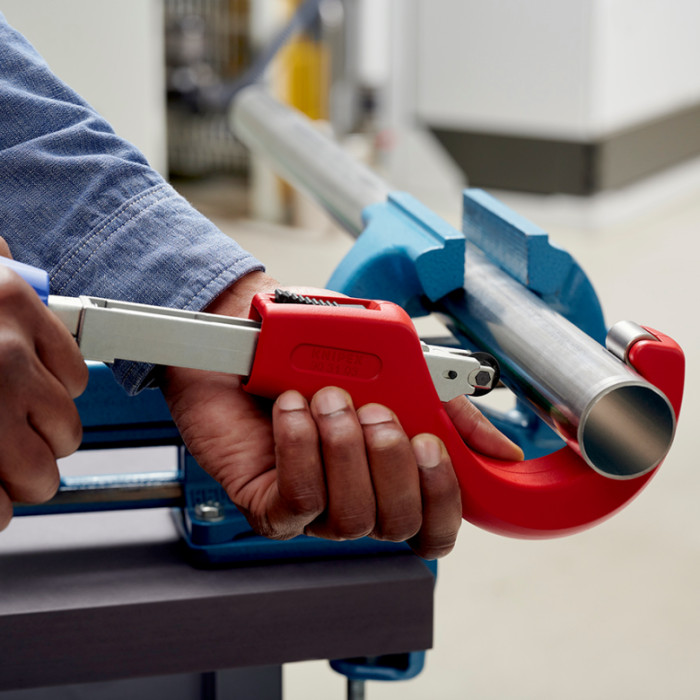 Труборіз для металевих труб KNIPEX TubiX XL 6-76 мм 90 31 03 BK - зображення 8