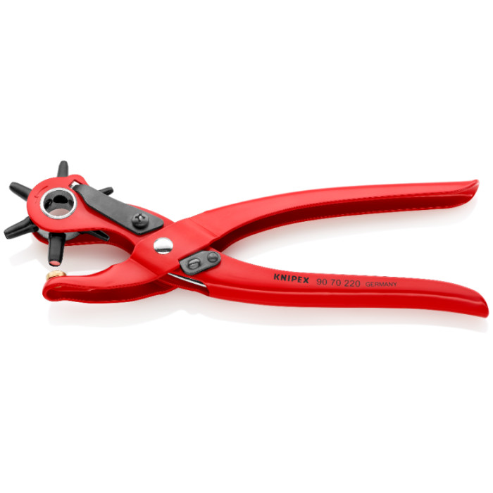 Просікач з револьверною головкою KNIPEX 251 мм 2-5 мм 90 70 220 - зображення 2