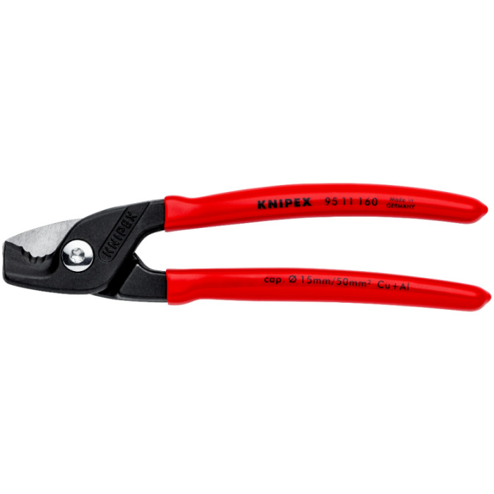 Ножиці для різання кабелів KNIPEX StepCut 160 мм 95 11 160