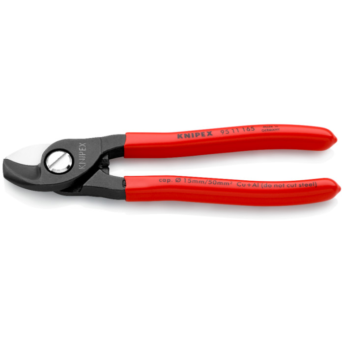 Ножиці для різання кабелів KNIPEX 165 мм 95 11 165 - зображення 2