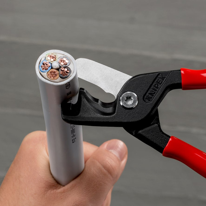 Ножницы для резки кабелей с двойными режущими кромками KNIPEX StepCut XL 225 мм 95 11 225 - изображение 5