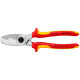 Ножиці діелектричні для різання кабелів KNIPEX 200 мм 95 16 200