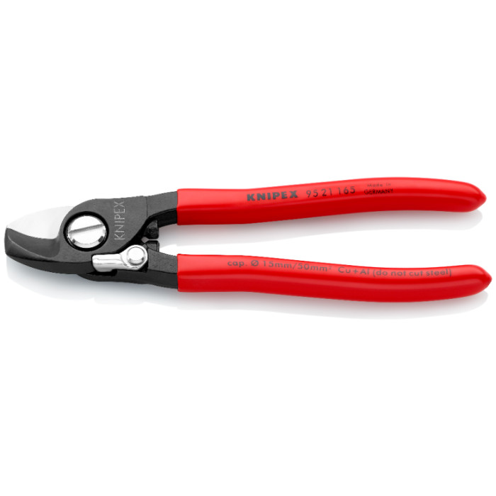 Ножиці для різання кабелів KNIPEX 165 мм 95 21 165 - зображення 2