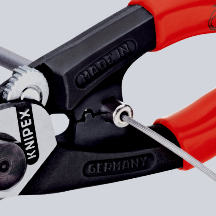 Тросоріз KNIPEX 190 мм 95 62 190 - зображення 5