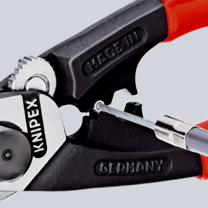 Тросоріз KNIPEX 190 мм 95 62 190 - зображення 6