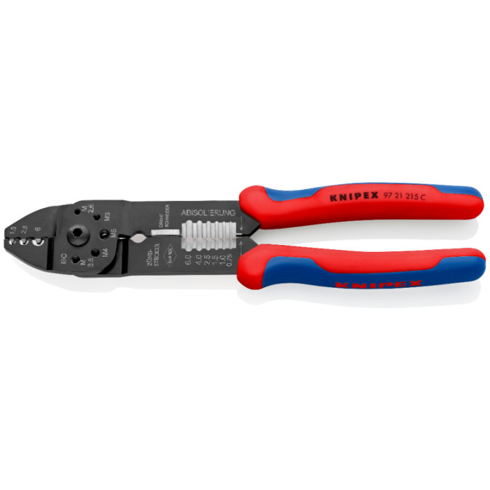 Кліщі затискні для опресування KNIPEX 0.5-6 кв.мм 97 21 215 C - зображення 2