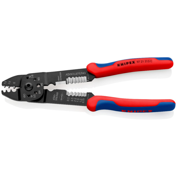 Кліщі затискні для опресування KNIPEX 0.5-6 кв.мм 97 21 215 C - зображення 3