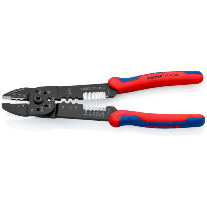 Прес-кліщі KNIPEX 0.5-6 кв.мм 97 32 240 - зображення 3