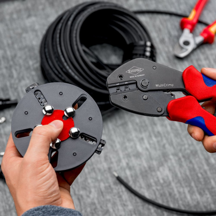 Обтискні кліщі з магазином KNIPEX MultiCrimp 97 33 03 - зображення 3