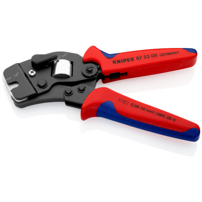 Інструмент для обжиму контактних гільз з автоналаштуванням KNIPEX 0.08-10/16 кв.мм 97 53 09 - зображення 3