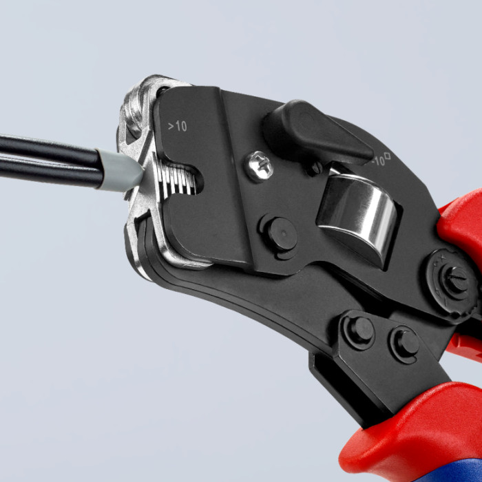 Інструмент для обжиму контактних гільз з автоналаштуванням KNIPEX 0.08-10/16 кв.мм 97 53 09 - зображення 6