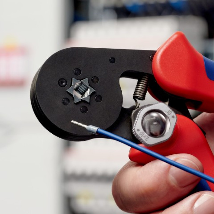 Інструмент для обжиму контактних гільз з автоналаштуванням KNIPEX 97 53 14 - зображення 7