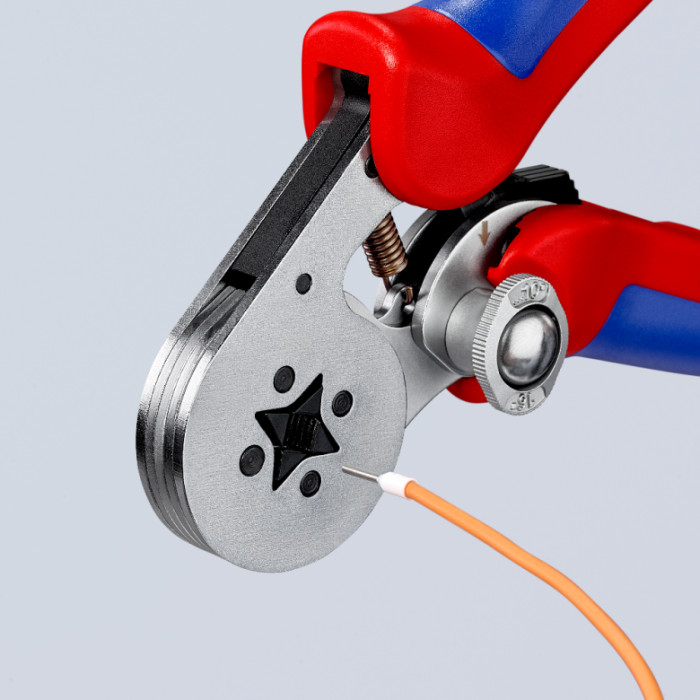 Прес-кліщі для обжиму контактних гільз з автоналаштуванням KNIPEX 0.08-10/16 кв.мм 97 55 04 - зображення 5