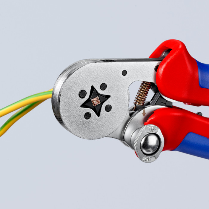 Прес-кліщі для обжиму контактних гільз з автоналаштуванням KNIPEX 0.08-10/16 кв.мм 97 55 04 - зображення 9