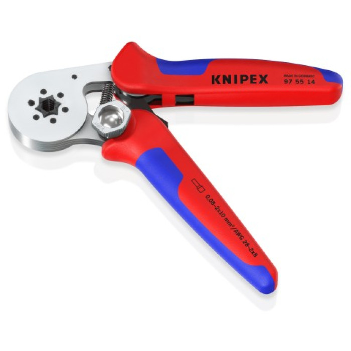 Інструмент для опресування контактних гільз з автоналаштуванням KNIPEX 97 55 14 - зображення 2