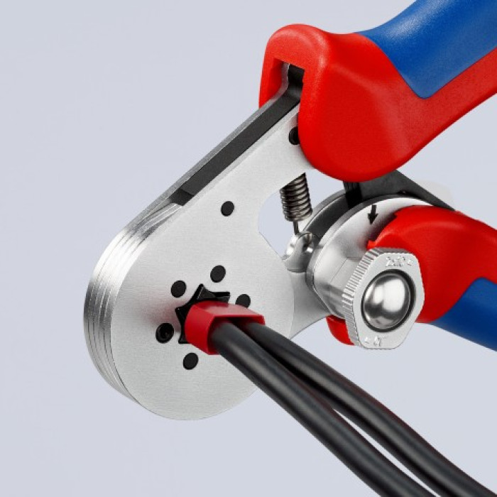 Інструмент для опресування контактних гільз з автоналаштуванням KNIPEX 97 55 14 - зображення 7