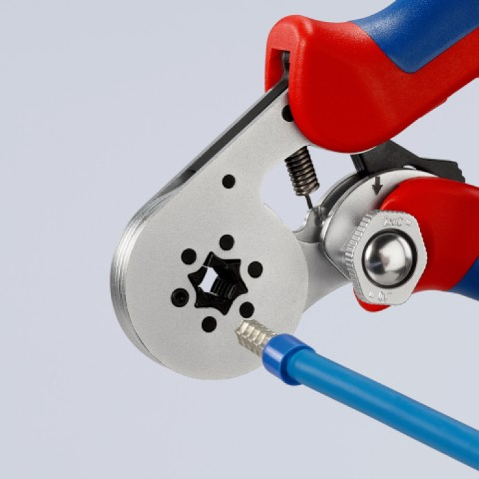 Інструмент для опресування контактних гільз з автоналаштуванням KNIPEX 97 55 14 - зображення 11