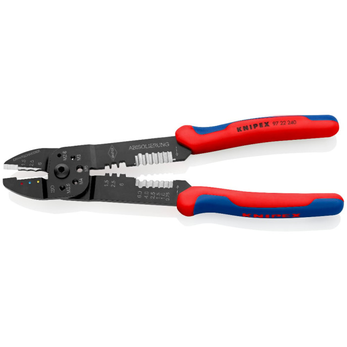 Прес-кліщі з набором кабельних наконечників KNIPEX 97 90 25 - зображення 4