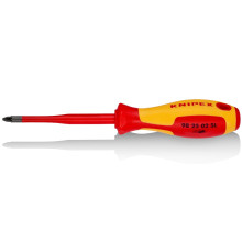 Викрутка діелектрична KNIPEX VDE 1000V Slim Pozidriv PZ2х100 мм 98 25 02 SL