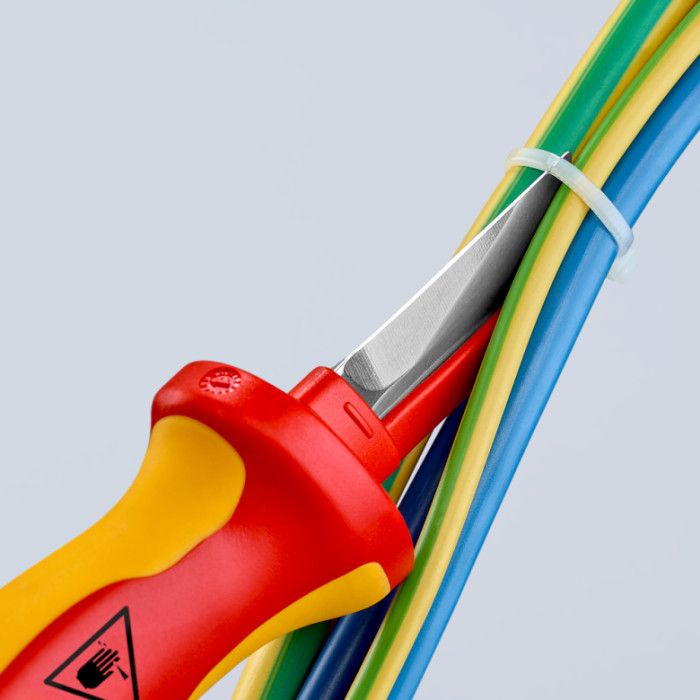 Ніж діелектричний для кабелів KNIPEX 98 54 - зображення 7