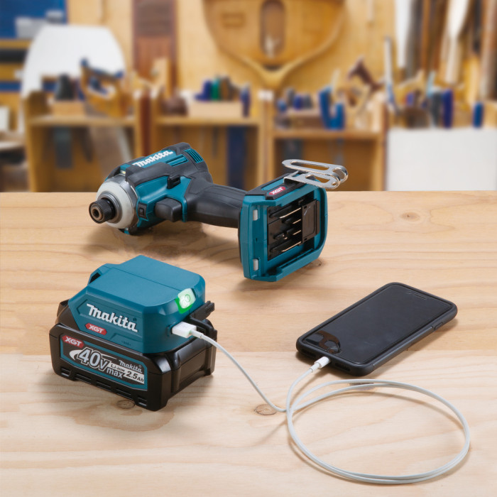 Адаптер USB Makita XGT 40 В ADP001G - зображення 3