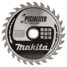 Диск пильный по дереву Makita SPECIALIZED 160х20х28 B-09260