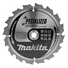 Диск пильный по дереву с гвоздями Makita SPECIALIZED 185x15.88х16 B-09335