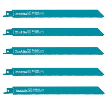 Полотна по металлу для сабельной пилы 5 шт Makita Bi-Metal 225х0.9 мм 14 TPI B-16776