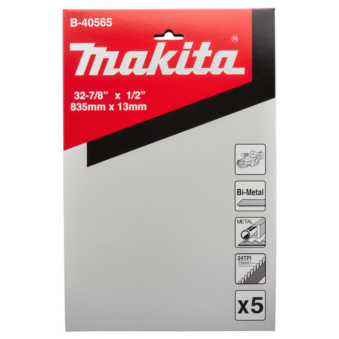Полотно для стрічкових пил Makita 835х13 мм 24 TPI B-40565 - зображення 2