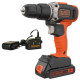 Дриль-шуруповерт ударний акумуляторний BLACK+DECKER BCD003C1