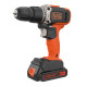 Дриль-шуруповерт ударний акумуляторний BLACK+DECKER BCD003C1 - зображення 2