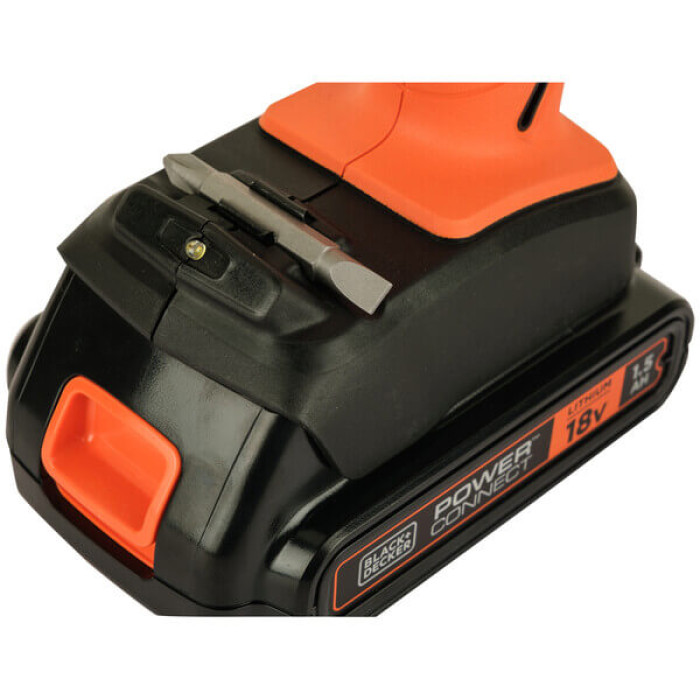 Дриль-шуруповерт ударний акумуляторний BLACK+DECKER BCD003C1 - зображення 9
