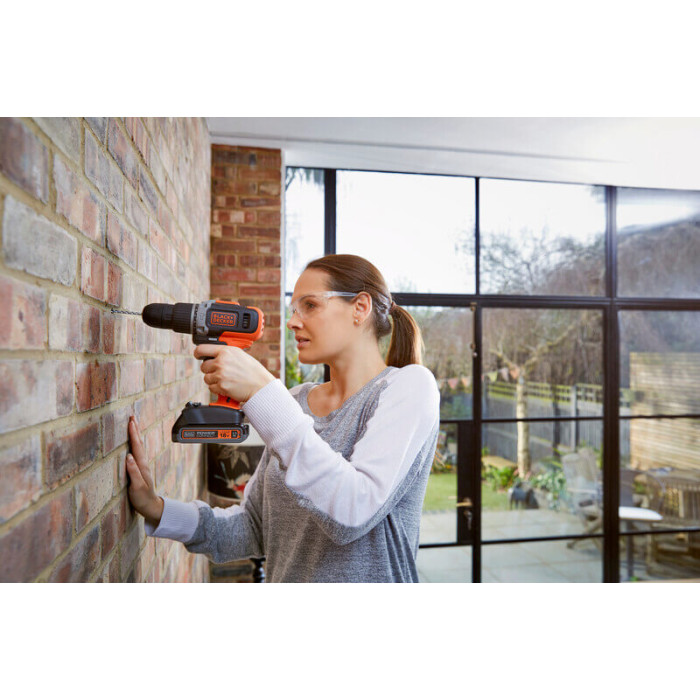 Дриль-шуруповерт ударний акумуляторний BLACK+DECKER BCD003C1 - зображення 11