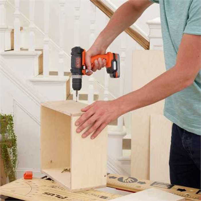 Дриль-шуруповерт акумуляторний BLACK+DECKER BDCDD12USB без АКБ - зображення 4