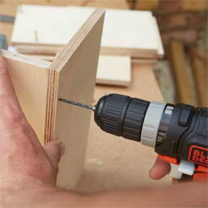Дриль-шуруповерт акумуляторний BLACK+DECKER BDCDD12USB без АКБ - зображення 6