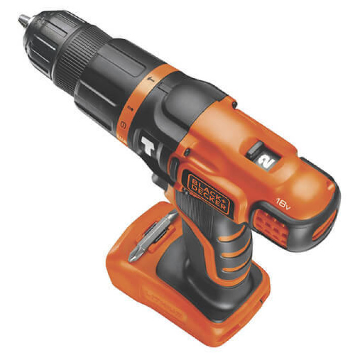 Дриль-шуруповерт ударний акумуляторний BLACK+DECKER BDCH188N без АКБ - зображення 3