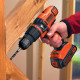 Дриль-шуруповерт ударний акумуляторний BLACK+DECKER BDCH188N без АКБ - зображення 5
