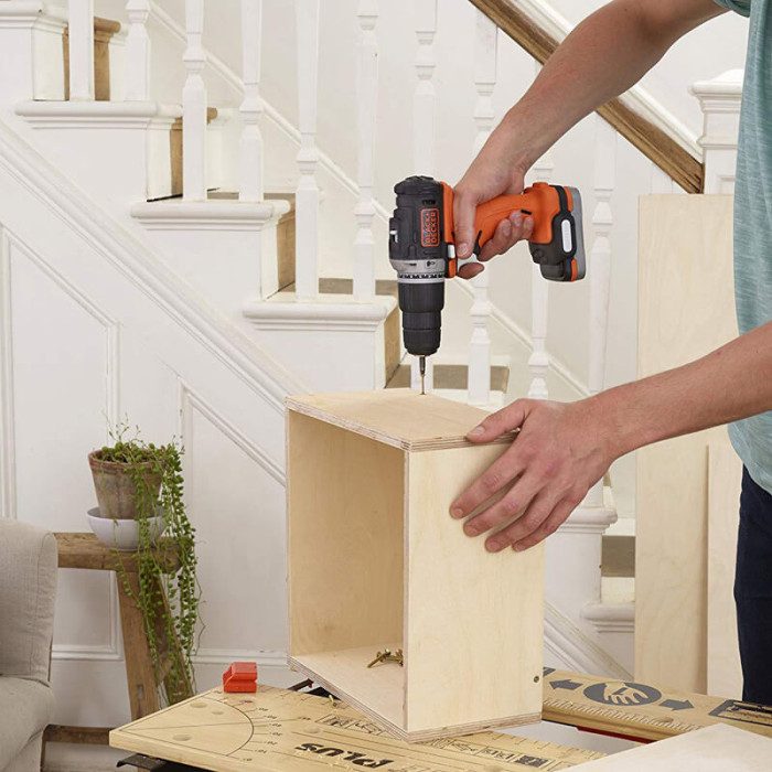Дриль-шуруповерт ударний акумуляторний BLACK+DECKER BDCHD12S1 - зображення 5
