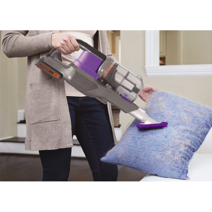 Пилосос акумуляторний BLACK+DECKER BHFEV182CP - зображення 4